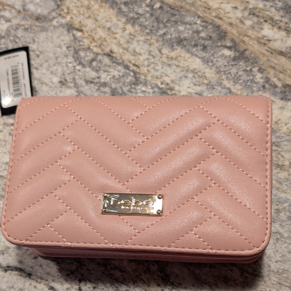 Bebe Pink Quilted Women's Bag
